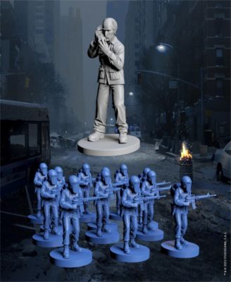 - Escape From New York - Us Police Forces Expansion Board Game