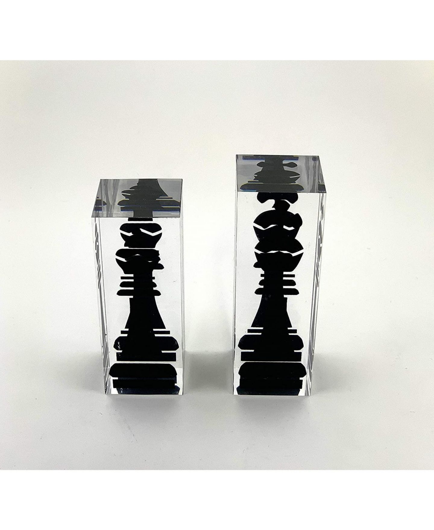 Детские игрушки Infinity Lucite 17-Inch Lucite Chess Set, цвет: Чёрный — фото 3
