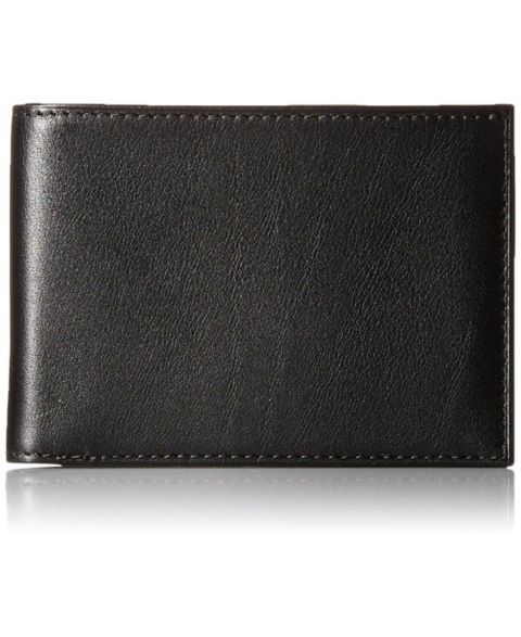 Bosca Men's Nappa Vitello Small Bifold Wallet RFID