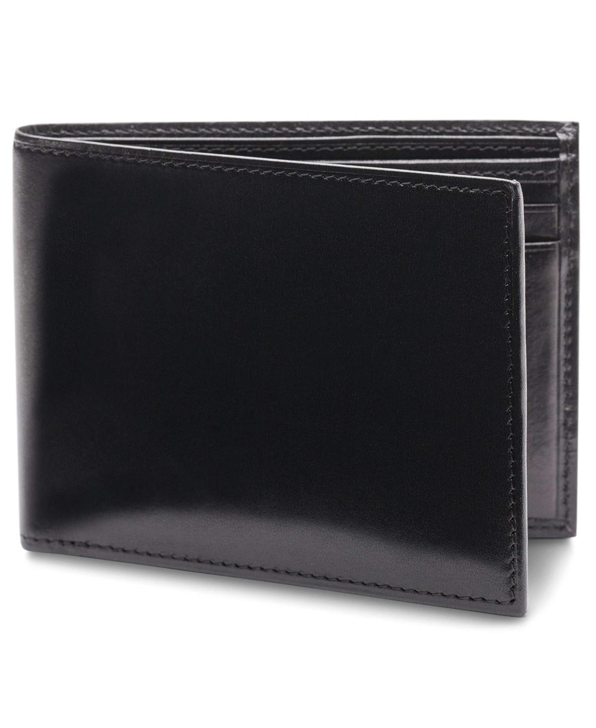 Men's Executive Wallet in Old Leather - Rfid - Black leather