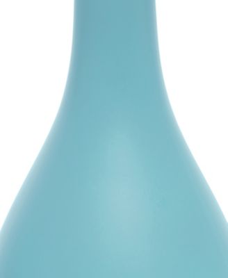 Essentix 18.11" Traditional Standard Ceramic Dewdrop Table Desk Lamp with Matching Fabric Shade 