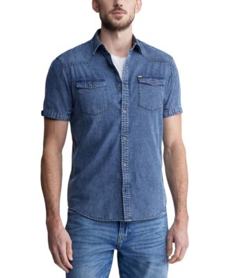 Buffalo David Bitton - Men's Somba Short-Sleeve Denim Shirt