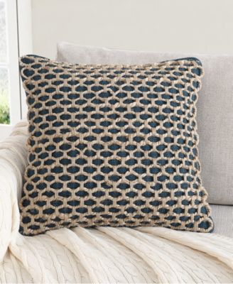 Jada Jute Decorative Pillow, 20" x 20"