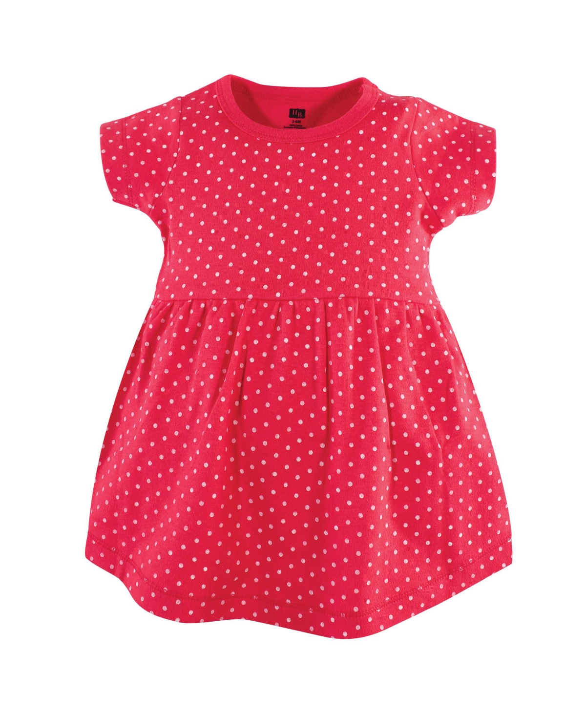 Hudson Baby Toddler Girls Cotton Short-Sleeve Dresses 2pk, Strawberries