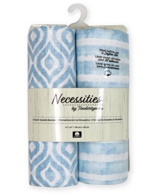 Baby Boys Luxury Plush Baby Blankets, 3 Piece Gift Set