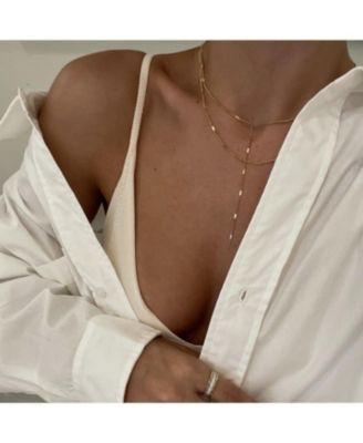 Camilla Dainty Lariat Chain Necklace