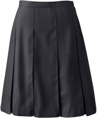 Plus Size Box Pleat Skirt Top of Knee