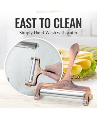 Heavy Duty Adjustable Cheese Slicer with 2 Extra Wires