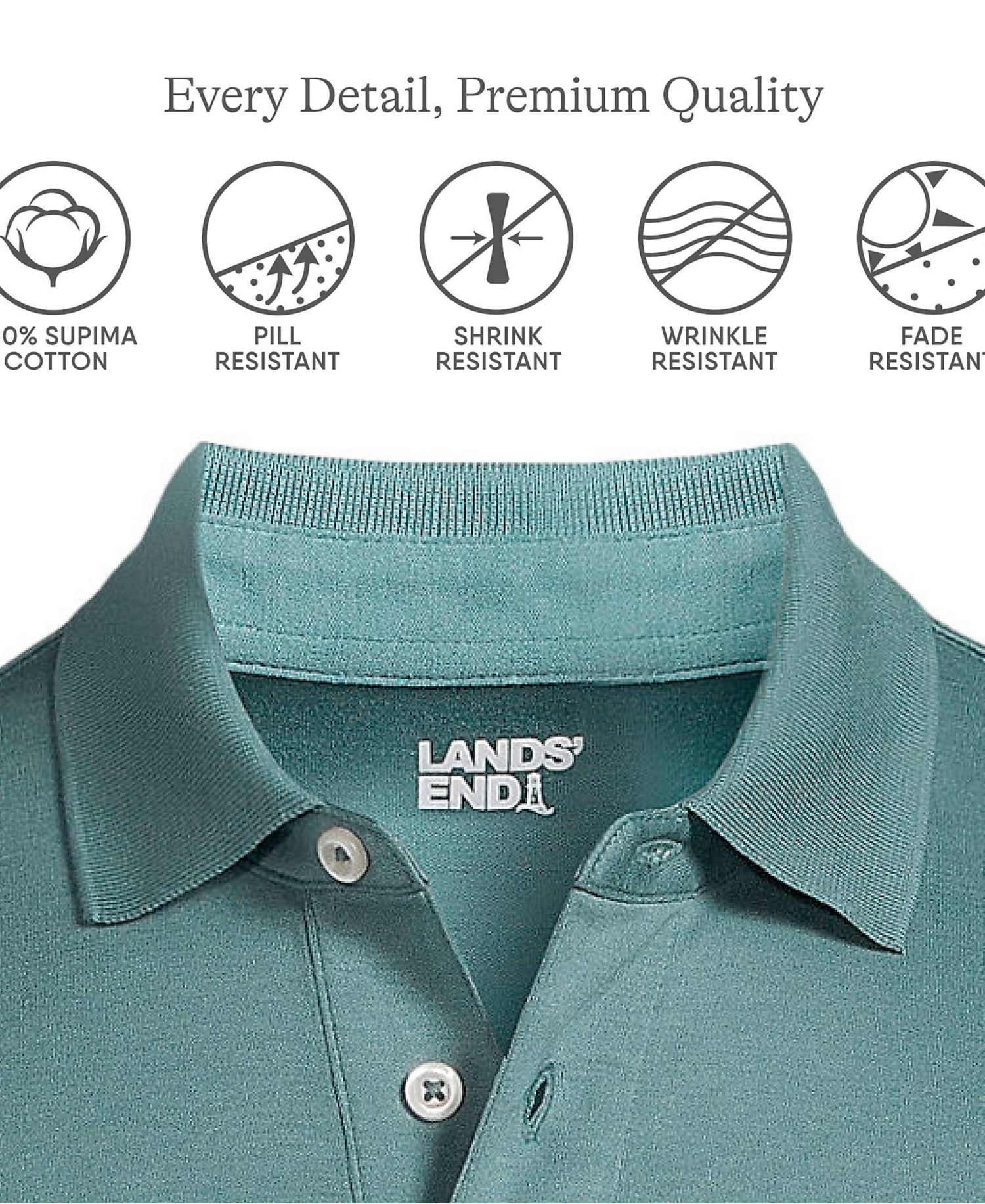 Men's Short Sleeve Cotton Supima Polo Shirt