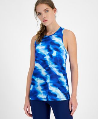 ID Ideology - Women's Shibori Wave Mesh Racerback Tank Top