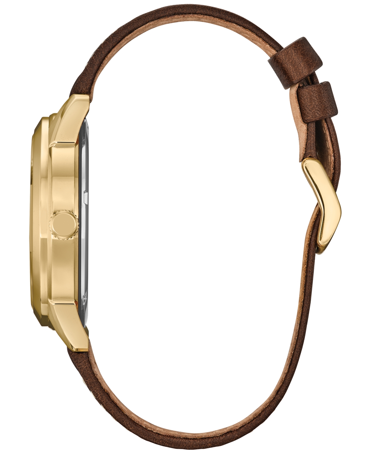 Citizen Eco-drive Men's Disney Brown Leather Strap Watch 41mm In No Color