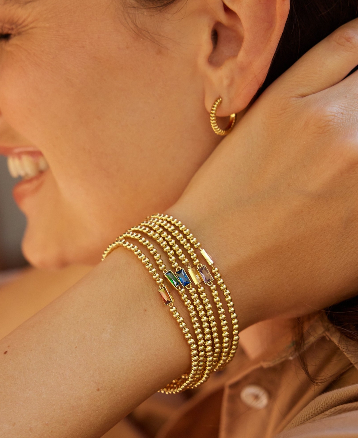 BROOK & YORK KYLIE BIRTHSTONE BRACELET 