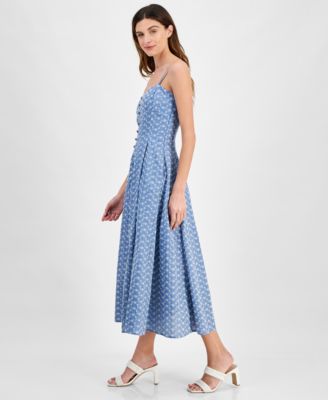 Women's Eyelet A-Line Dress