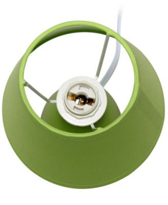 Nauru 9.45" Traditional Petite Ceramic Oblong Bedside Table Desk Lamp Two Pack Set, Tapered Drum Fabric Shade 