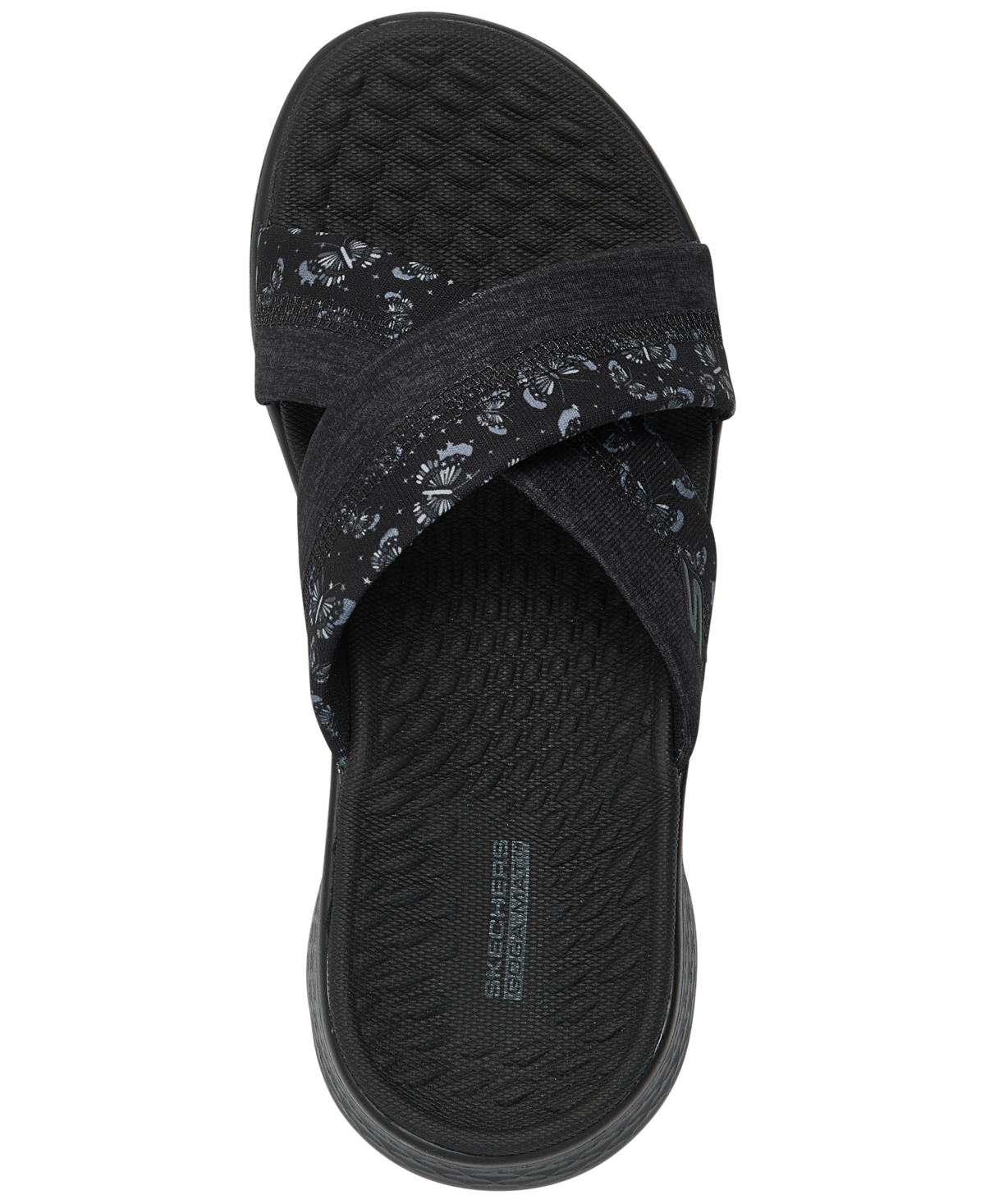 Skechers Women's Go Walk Flex - Impressed Slide Sandals from Finish Line - Gray