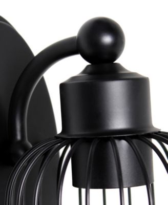 Ironhouse 10.5" One Light Industrial Decorative Cage Wall Sconce Uplight Downlight Wall Mounted Fixture 