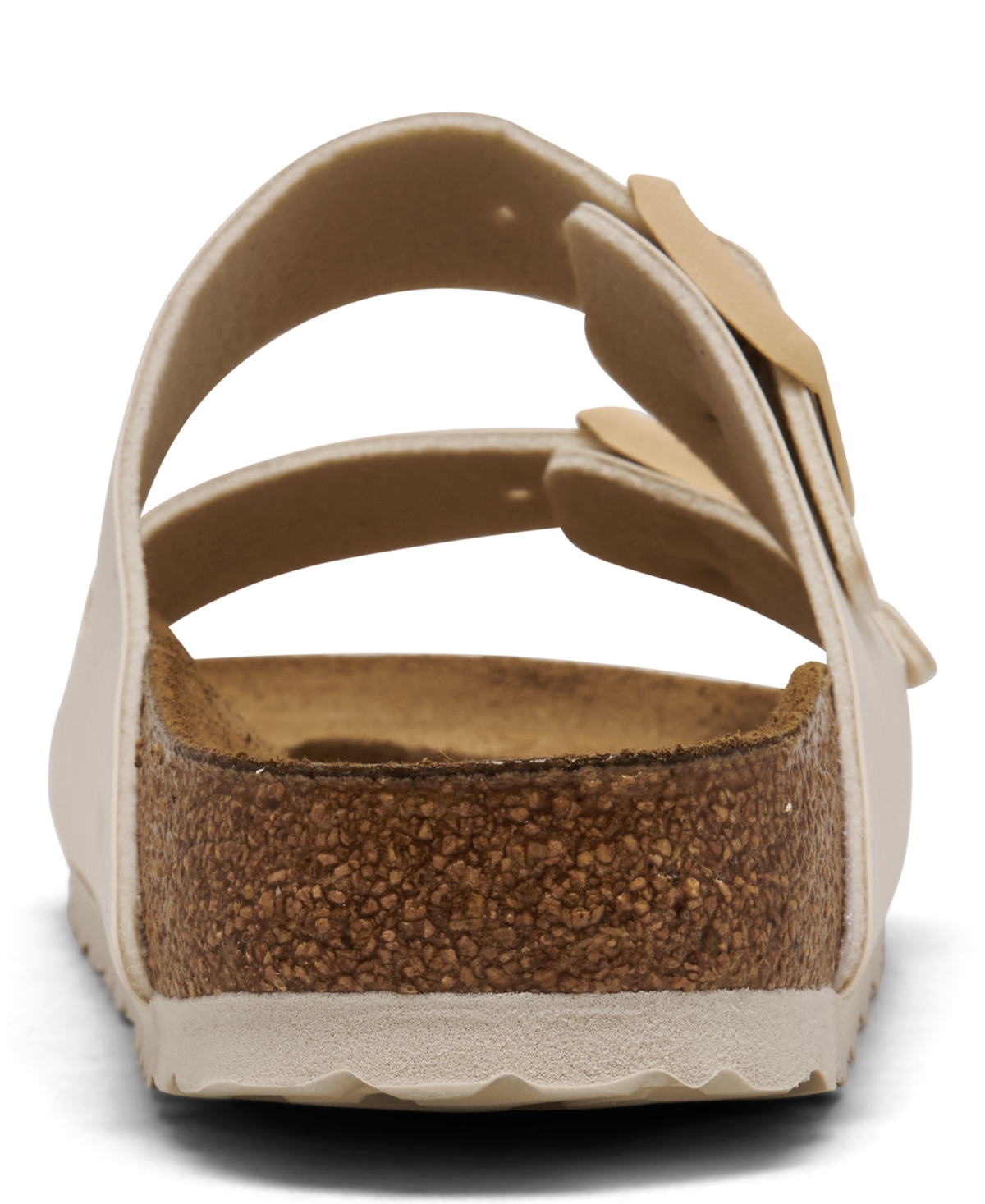 Birkenstock Arizona Suede Soft Footbed Sandals In Beige