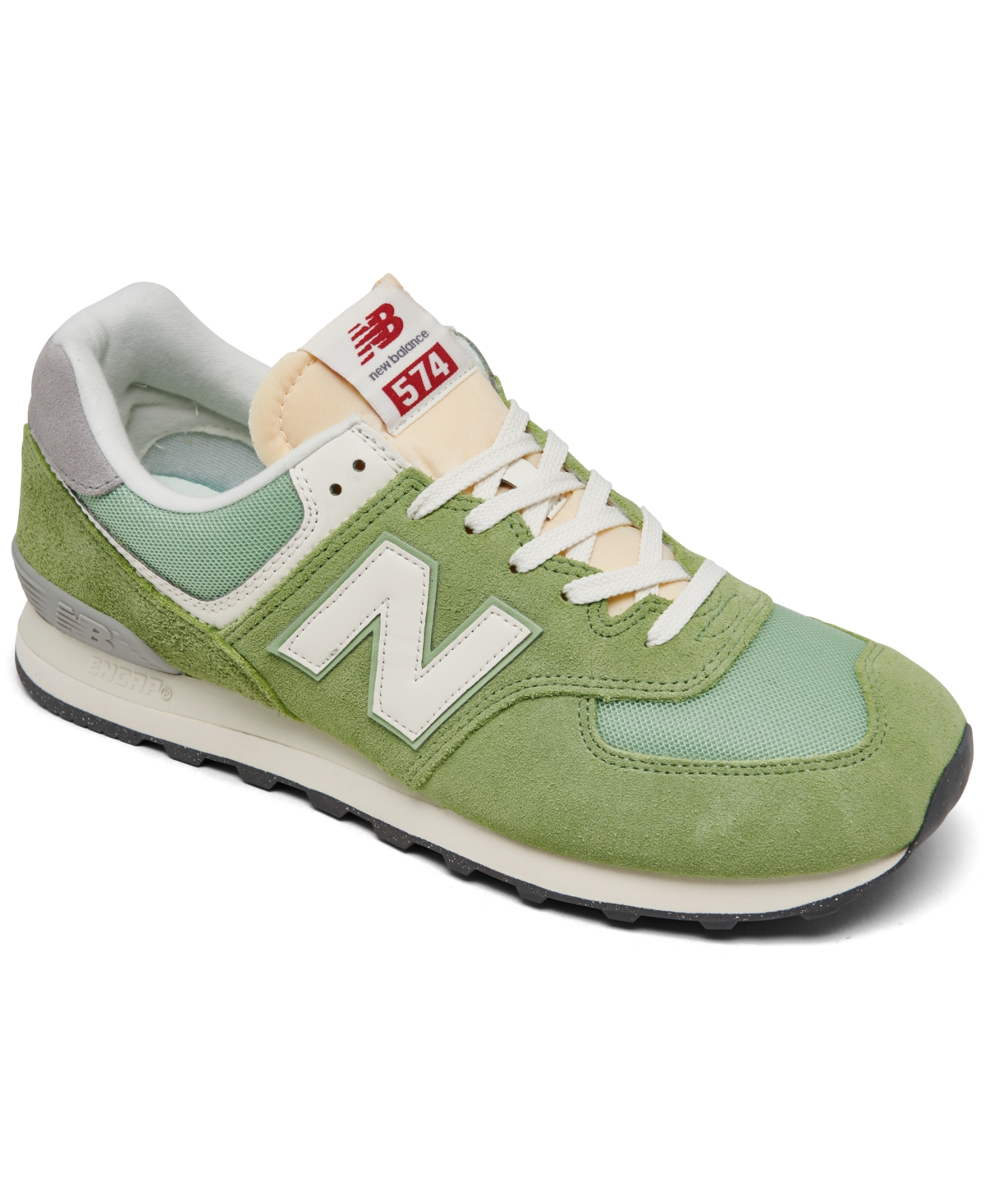 Men's 574 Casual Sneakers from Finish Line - Green