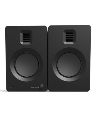 TUK Premium Powered Bookshelf Speakers with Headphone Out, USB DAC, Dedicated Phono Pre-amp, & Bluetooth - Pair