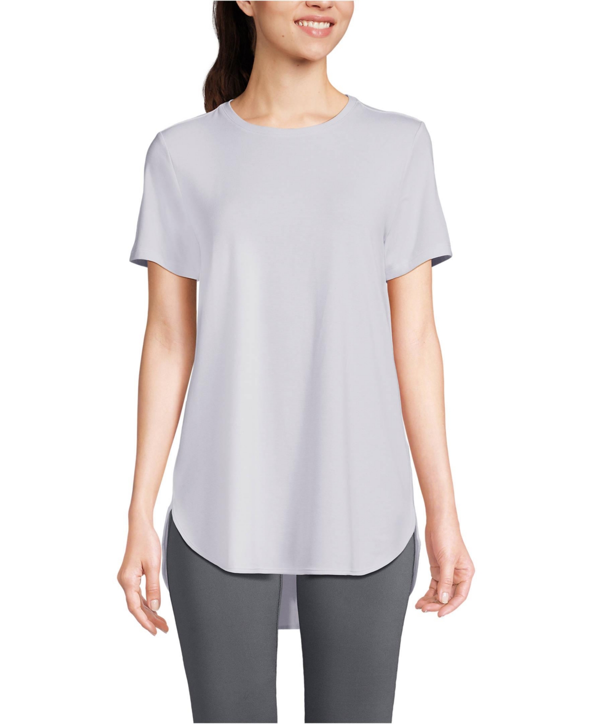 Lands' End Petite Moisture Wicking Upf Sun T-Shirt