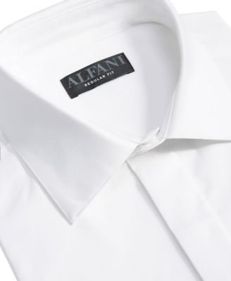 Men's Covered Placket Tuxedo Shirt, Regular & Slim Fit
