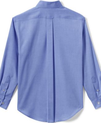 Little Boys Long Sleeve No Iron Pinpoint Dress Shirt
