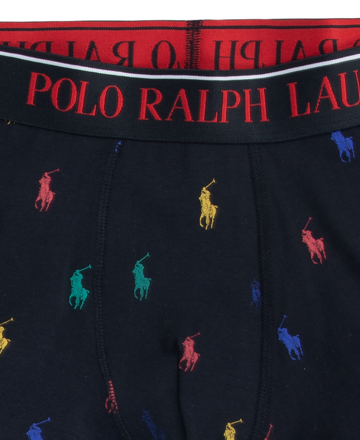 Polo Ralph Lauren Big Boys Cotton Stretch Boxer Briefs 3-Pack - K0oblack/a