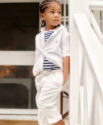 Boys' 2-7 Straight-Fit Twill Pant