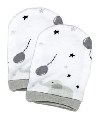 Baby Boy and Baby Girl Elephants and Balloons 5 Piece Layette Set