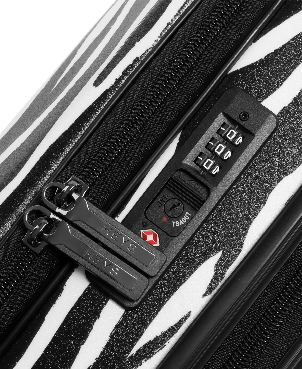 Heys Hey's Ez Fashion Hardside 26" Check-in Spinner Luggage In Black,whit
