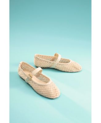 Women's Abby Woven Ballet Flats
