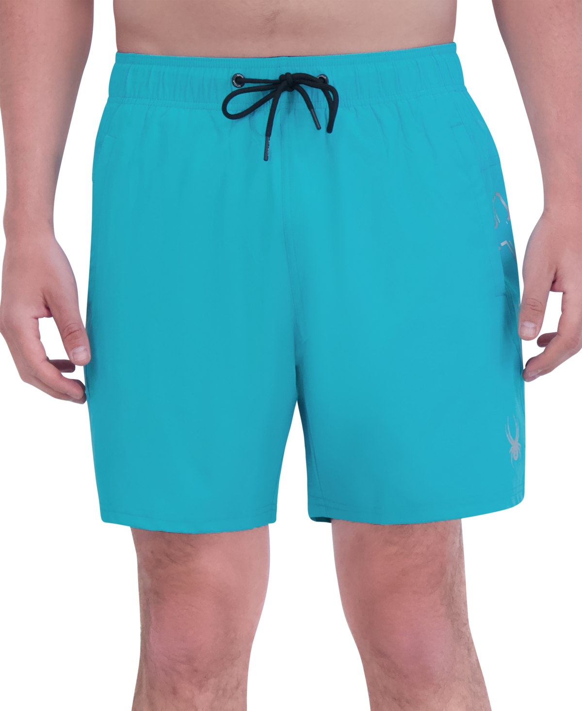 Men's Stretch 7" Swim Trunks with Compression Liner - Peacock