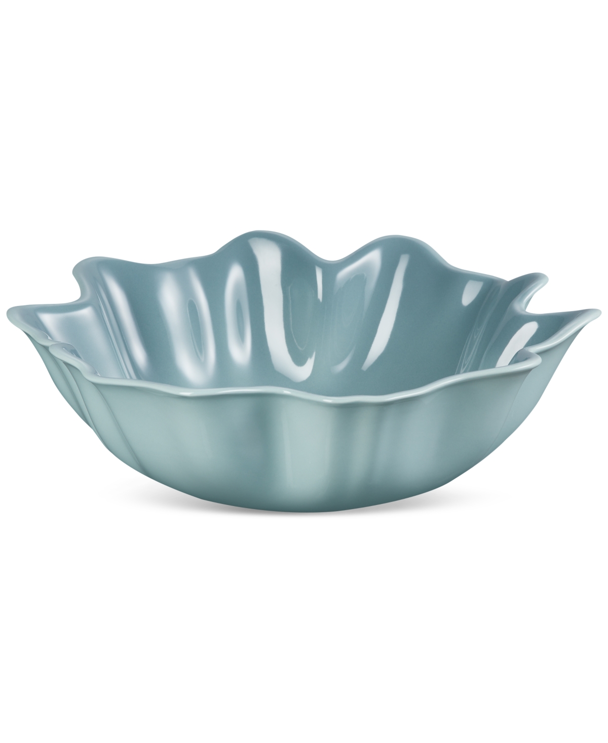Iris Collection Stoneware Serving Bowl - Shell Pink