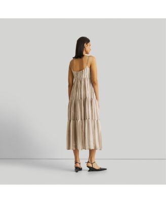 Women's Strappy Tiered Maxi Dress