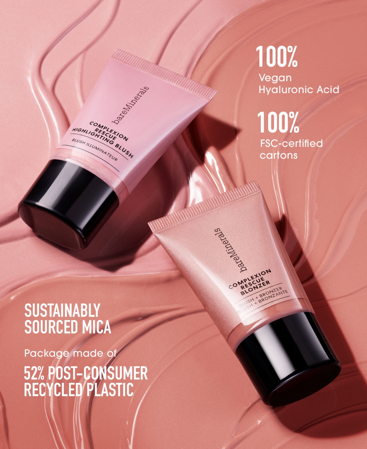 Bareminerals Complexion Rescue Liquid Highlighting Blush, 0.5 Oz. In Mauve Glow