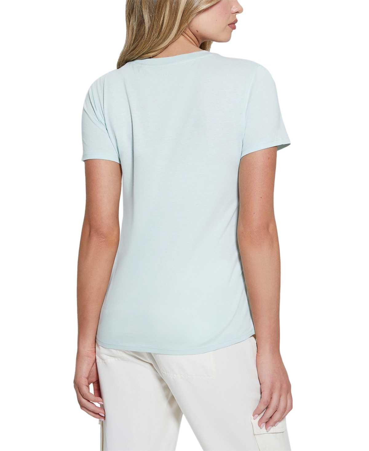 Guess Women's Short Sleeve Poolside Tiger Easy T-Shirt