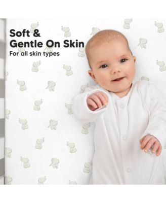 2pk Fitted Crib Sheets for Boys, Girls, Baby Crib Sheet, Standard Nursery Crib Sheet Cover