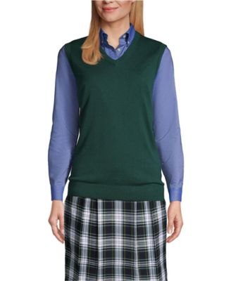 Women's Cotton Modal Fine Gauge Sweater Vest