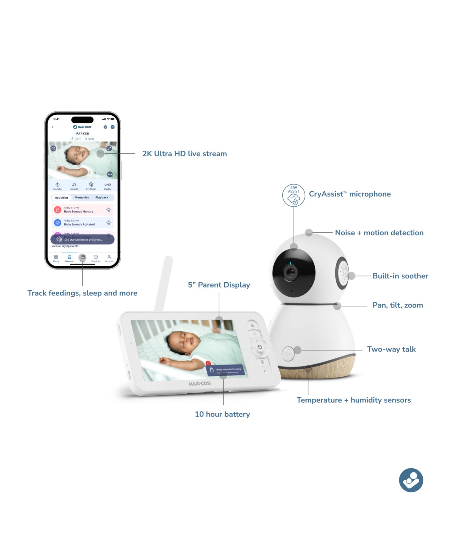 See Pro 360&deg; Baby Monitor