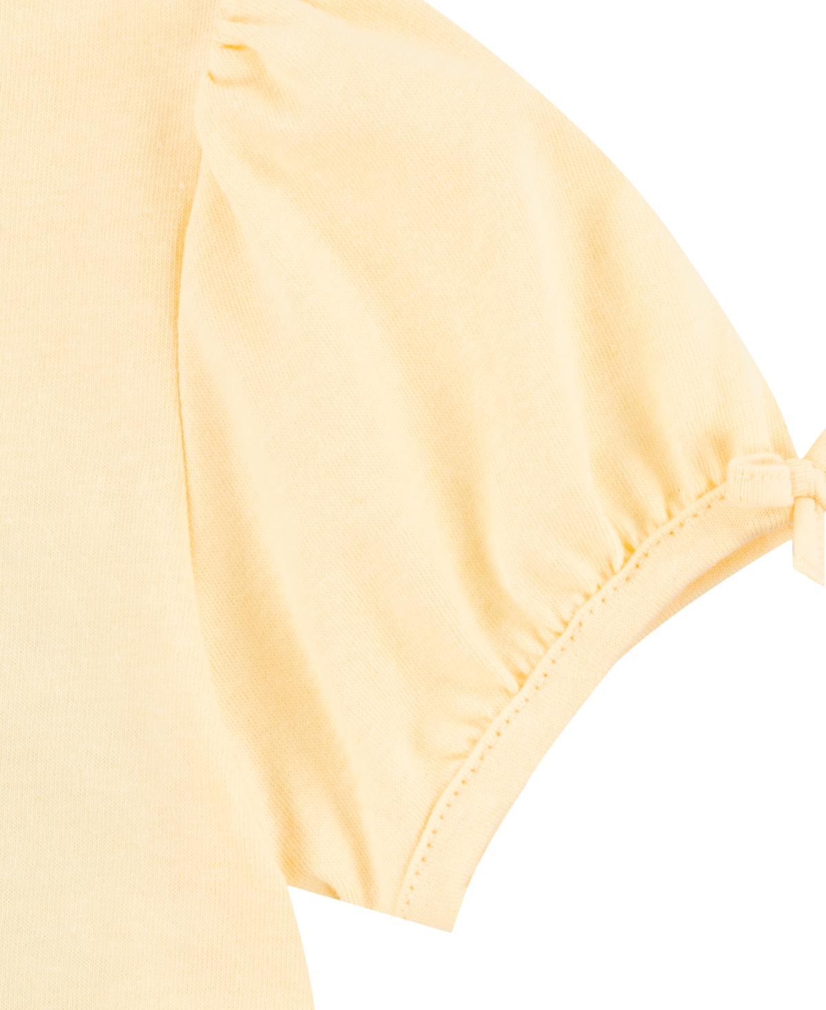 Shop Levi's Toddler Puff Sleeve Tee And Skirtalls Set In Golden Haze