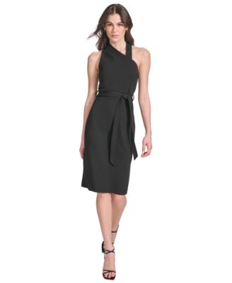 Calvin Klein - Women's Belted Sheath Dress