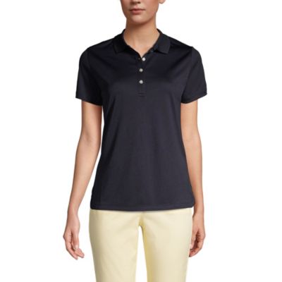 Women's Short Sleeve Solid Active Polo