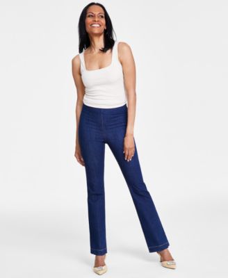 I.N.C. International Concepts - Button-Fly Bootcut Jeans