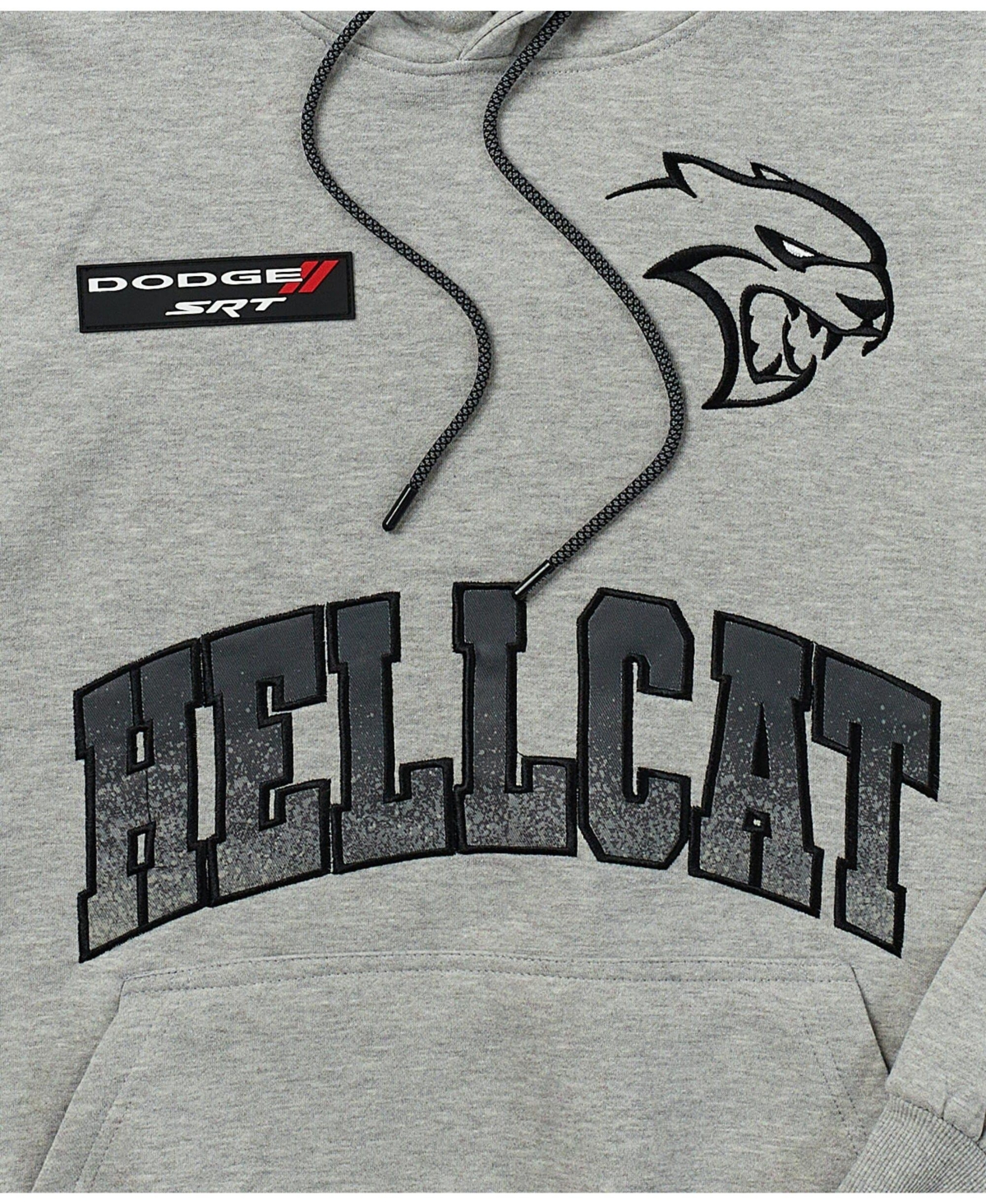 Shop Reason Dodge Hellcat Mens Hoodie In Grey