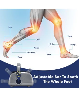 Shiatsu Foot, Calf, and Ankle Massager with Heat
