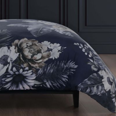 Forget Me Not 100% Cotton Sateen 5 Piece Reversible Comforter Set, King