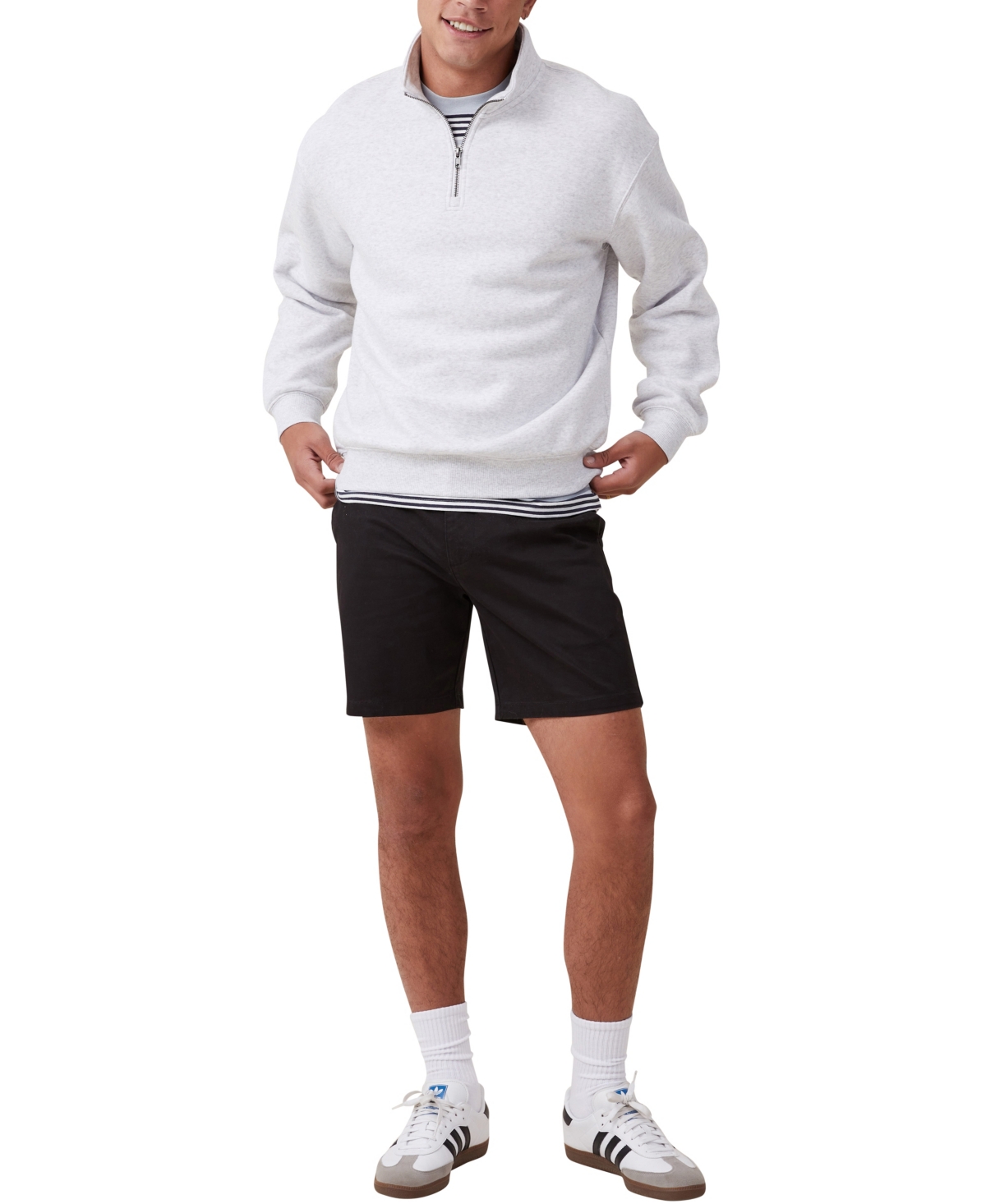 Shop Cotton On Men's Straight Chino Short In Black