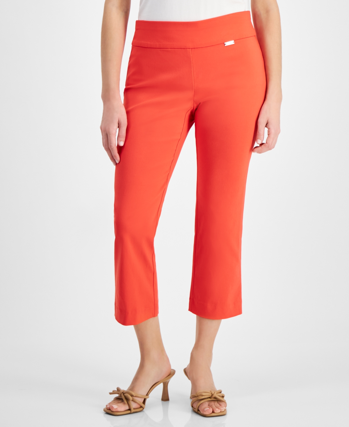 Shop Inc International Concepts Petite Mid-rise Straight-leg Capri Pants, Created For Macy's In Tropical Punch