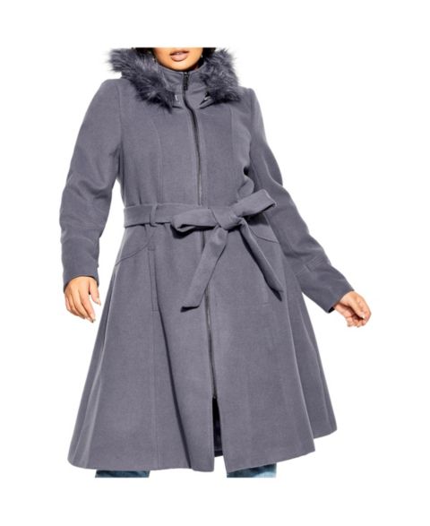 Женские куртки CITY CHIC Plus Size Miss Mysterious Coat