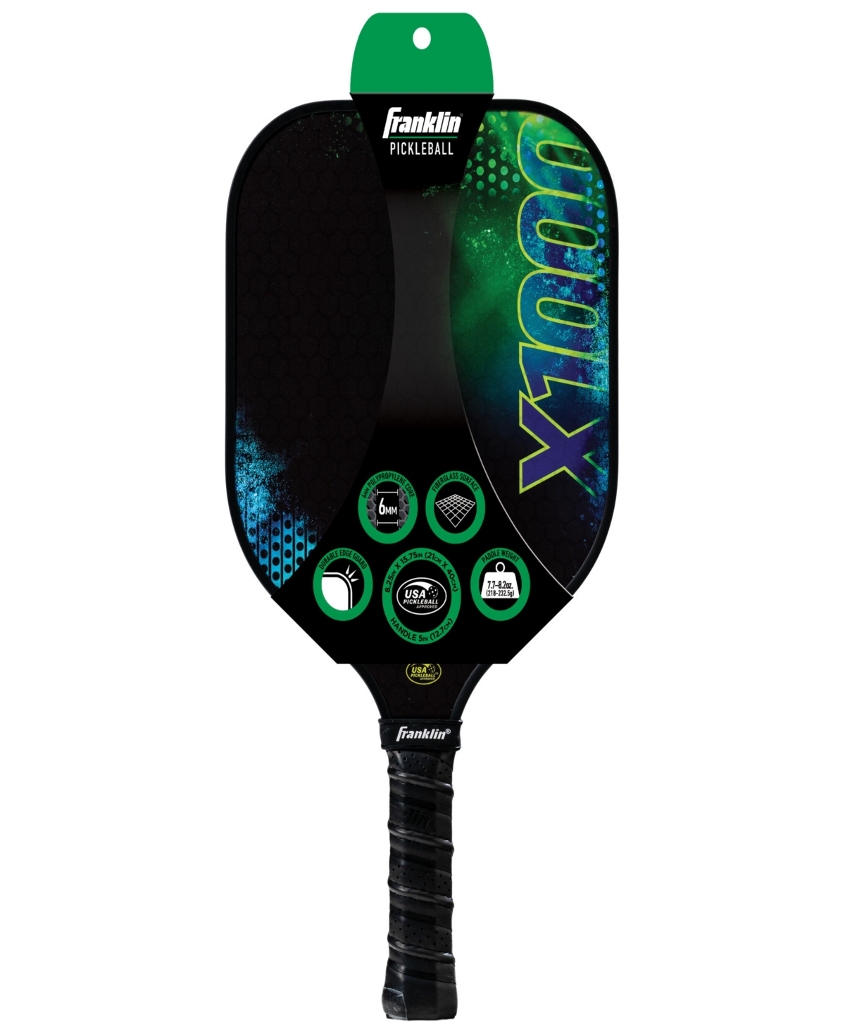Franklin Sports X-1000Pickleball Paddle - BLACK